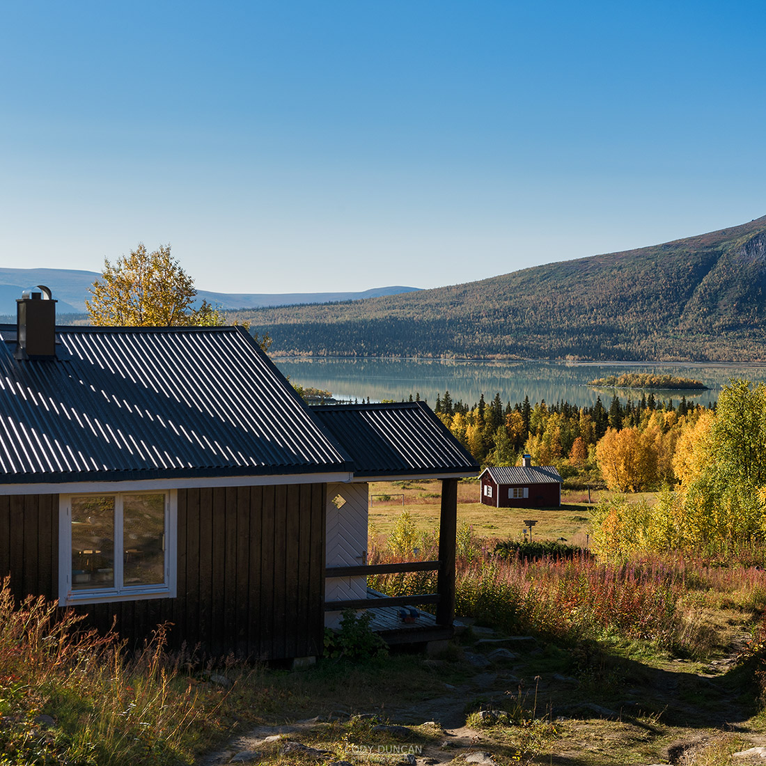 STF Aktse hut, kungsleden trail, Lapland, Sweden